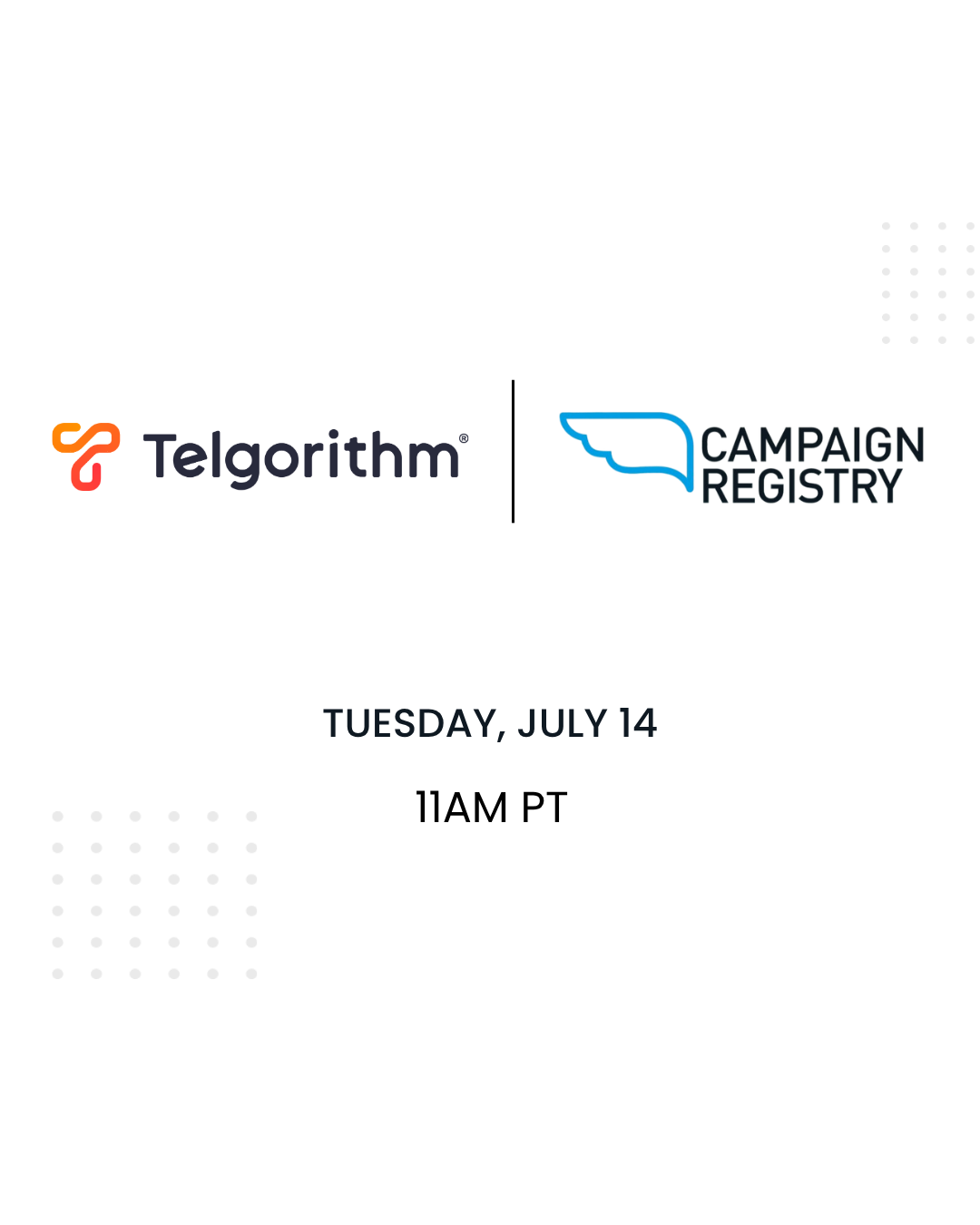 Webinar logos + date